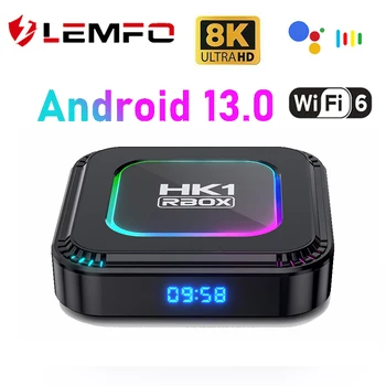 K8 Smart TV Box Android 13 Rockchip3528 Atbalsta 8K Video BT Wifi6 Google Voice Media Player Set Top Box Android 13.0